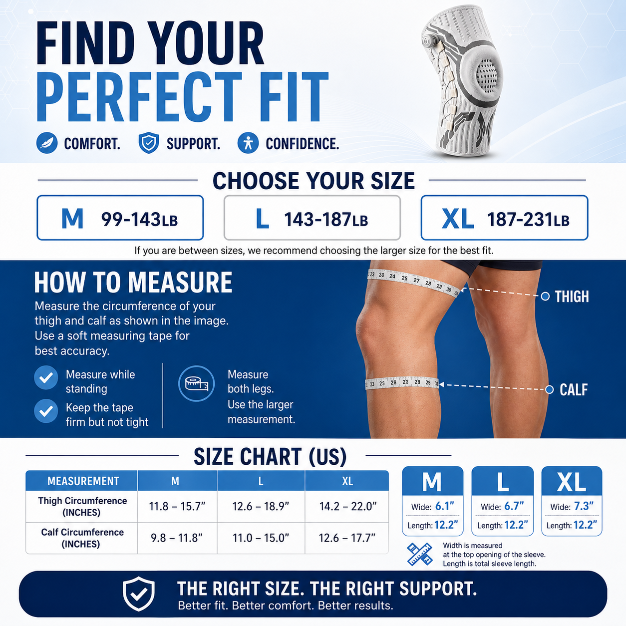 Professional Adjustable Knee Support Brace